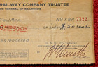 1920's Great Northern Railway Employee Pay Check GN Railroad Wisconsin Minnesota — photo 8