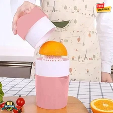 1 pc Large Manual Citrus Juicer Cup – Portable PP Fruit Squeezer Kitchen Tool