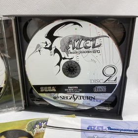 Azel Panzer Dragoon RPG W/Manual Sega Saturn SS Retro Good Used Game NTSC-J JP