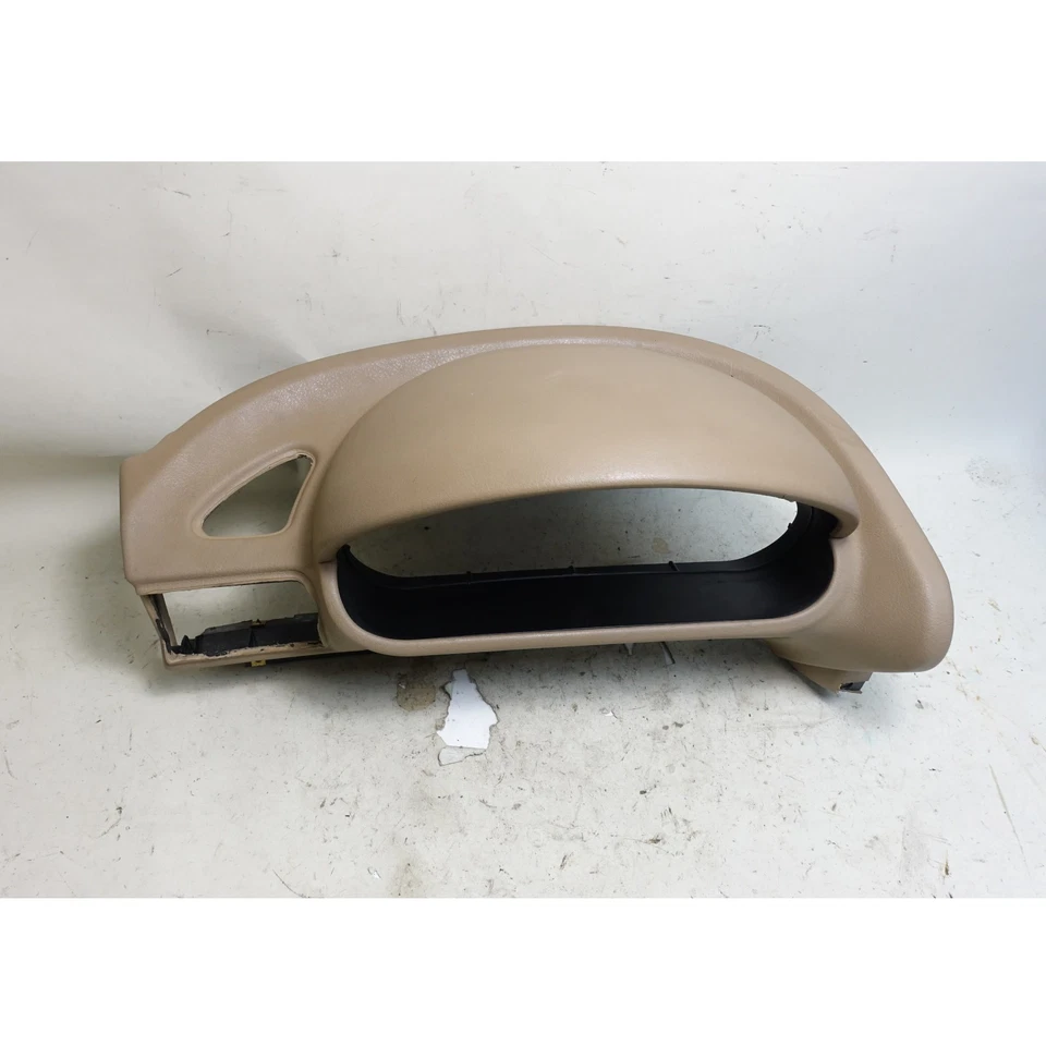 Damaged 1996-2002 BMW Z3 E36 Left Dash Cluster Dome Trim Beige OEM - Imagem 2 de 4