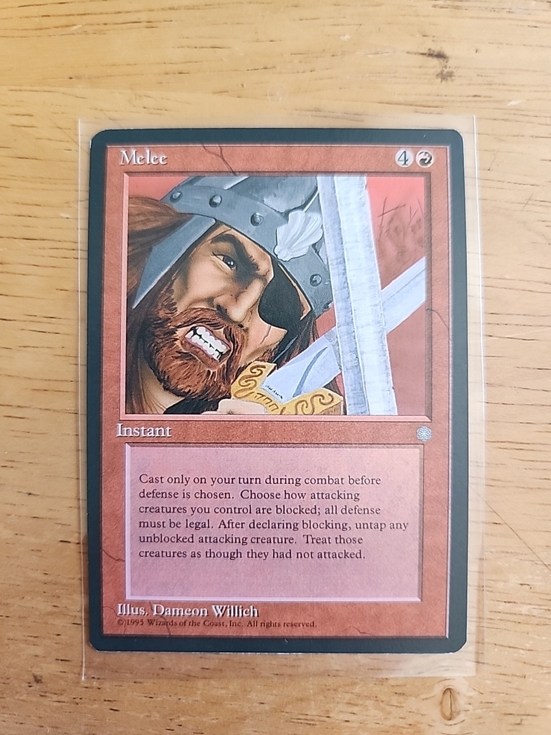 Melee - Ice Age - Uncommon - Red Instant