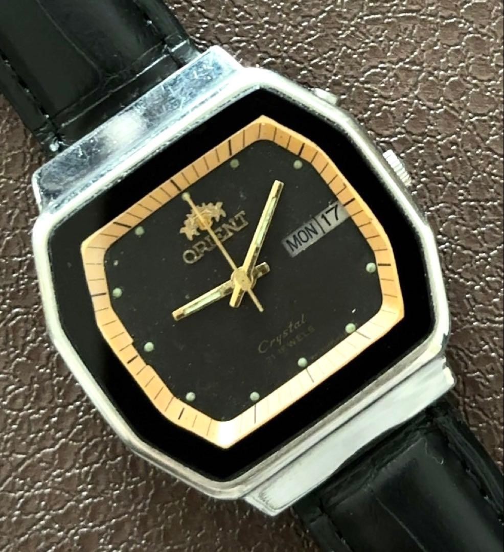 ORIENT Watch Mechanical Automatic Black Men's Wat… - image 2