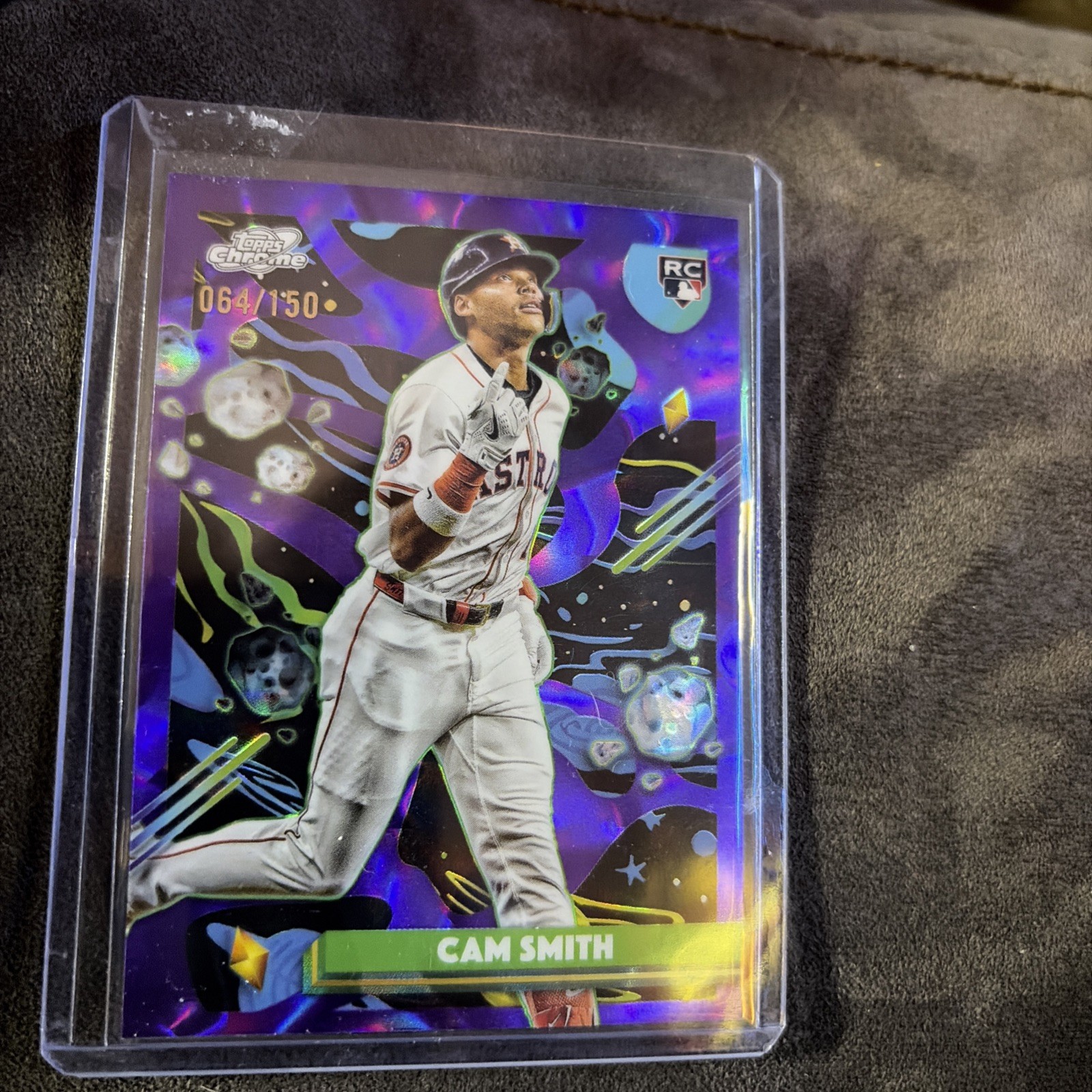 CAM SMITH RC /150 - SP PURPLE NEBULA REFRACTOR #166 - 2025 Topps Chrome Cosmic