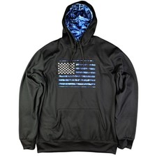 Mossy Oak Mens 3xl Black American Flag Graphics Pullover Fishing Hoodie Nwot Mossy Oak Mens 3xl Black American Flag Graphics Pullover Fishing Hoodie Nwot