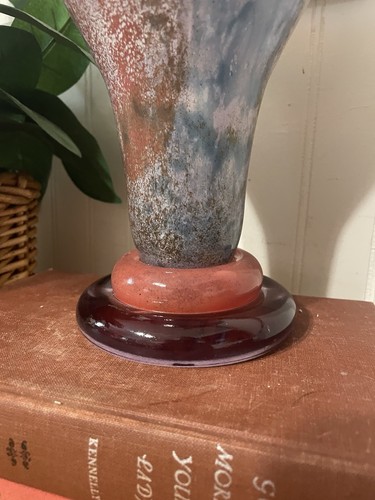 Kjell Engman For Kosta Boda Cancan Glass Art Pitcher 12in Tall Unsigned - Picture 5 of 7