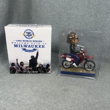 Robin Yount Famous Motorcycle Pose Bobblehead- Milwaukee Brewers - NIB