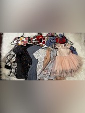 Bundle Baby to Girls 16 Dresses Lot Special Occasion Wardrobe Size 24M-4