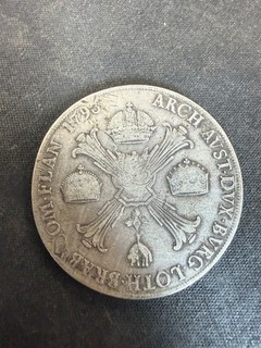 1793 M 1 Kronenthaler Österreich Niederlande (Belgien) RAR Silber Lot 3010