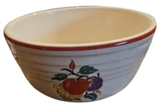 Bake Oven Pottery Mixing Serving Bowl Farmhouse