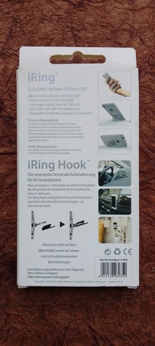 iRing + Hook Premium Genuine AAUXX Hook for Phone, Multicolor, Unused In Box - Zdjęcie 3 z 9
