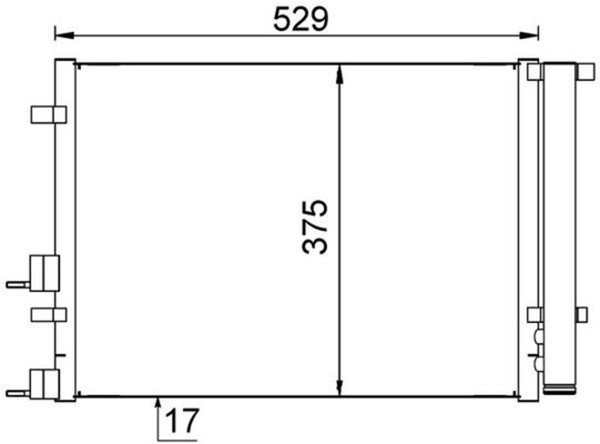 Kondensator Klimaanlage Mahle AC 706 000S FüR Hyundai I20 1 PB PBT LPG-image