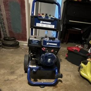 Powerhorse 750144 Wheel-Mounted Gas Pressure Washer 3100 PSI 2.5 GPM 104°F