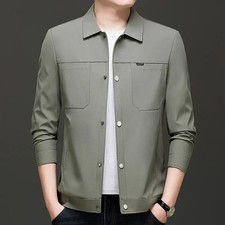 New Spring and autumn men's business casual jacket high-quality middle-aged men.