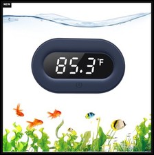 Digital Aquarium Thermometer LED Stick On 0 to 140 F 5 Second Refresh ABS