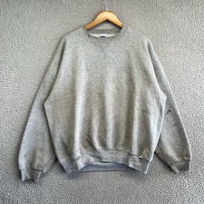 Vintage Russell Athletic Sweatshirt Mens Extra Large Grey Crew Neck 90s Made USA