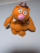 VTG Fisher Price Fozzie Bear W/ Hat Jim Henson Muppet Plush Doll 865 1976 7in.