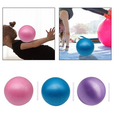 Small Pilates Ball Thickened PVC 6 inch Yoga Ball for Balance Exercise