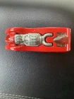 Vintage 1973 Hot Wheels Redline Jet Threat Enamel Red Clear Glass Hong Kong