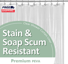 Plastic Shower Liner Clear Premium PEVA Shower Curtain Liner with Rustproof