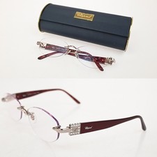 Chopard Glasses Eye Wear Plastic Metal Rhines...