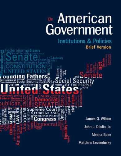 American Government: - Paperback, by Wilson James; Dilulio - Very Good