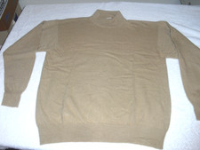 Women's CLAN DOUGLAS 100 Cashmere Mock Neck Sweater, Sz L Pre-owned