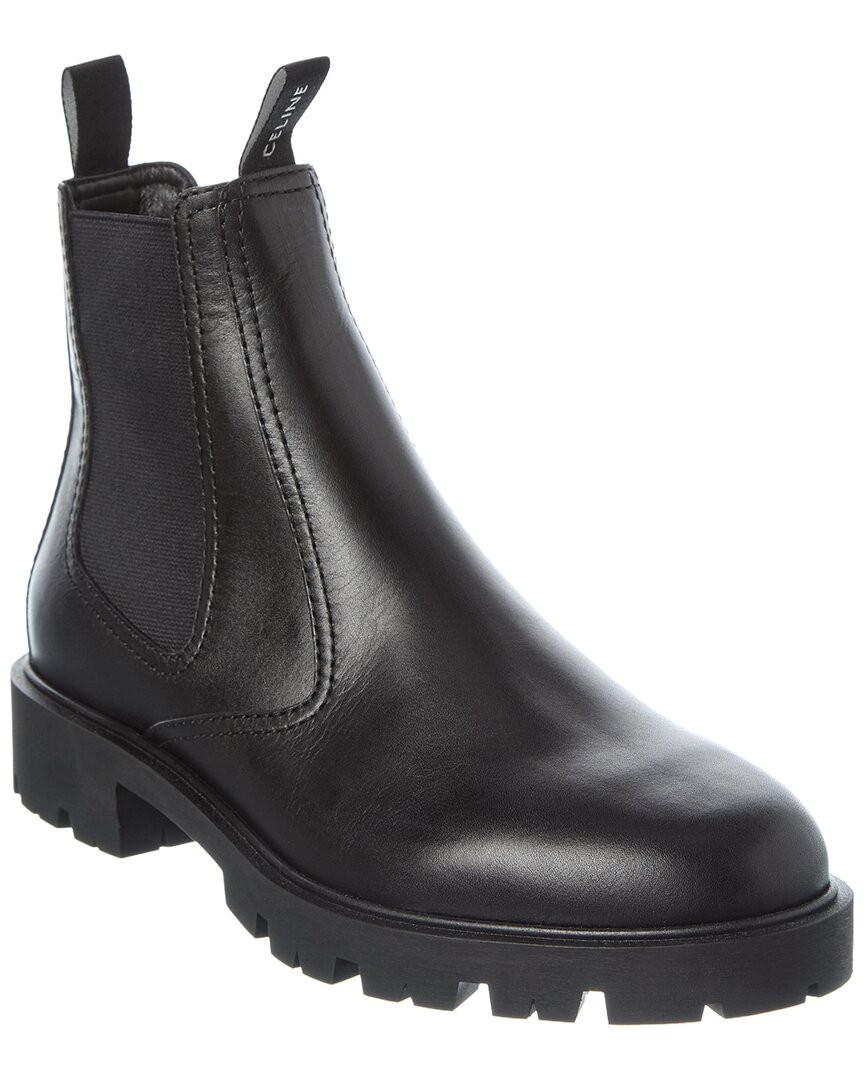 Celine Margaret Leather Chelsea Boot Men display picture 2