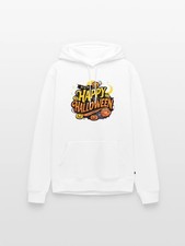 Happy Halloween Logo Spooky Graphic Casual Seasonal Men's Premium Hoodie