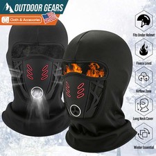 Windproof Thermal Fleece Balaclava Full Face Mask Winter Warm for Cycling Skiing