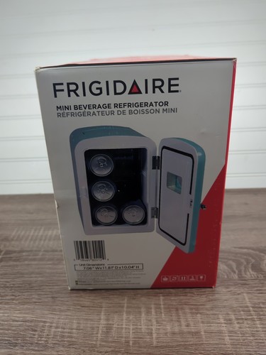 Frigidaire Retro Mini Personal Fridge Cooler up to 9 Cans 5-liters Blue EFMIS197 - Picture 4 of 6