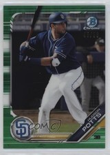 2019 Bowman Chrome Prospects Green Refractor 45/99 Hudson Potts #BCP-230 4f5