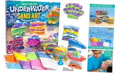 Create Your Own Includes 6 Ocean-Themed Bottles, 8 Sand Underwater Sand Art