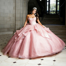 Ball Glown Quinceanera Dresses for Girl Big Bow Pleat Off the Shoulder Customize