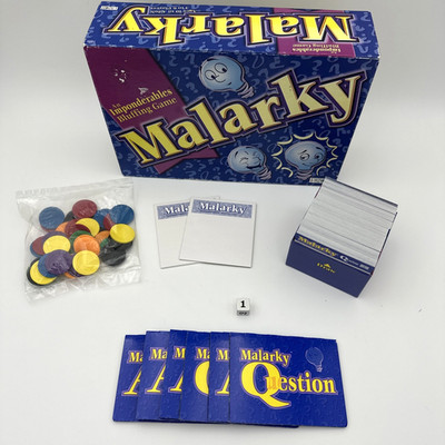 Malarky An Imponderables Bluffing Game Patch Products Complete Very Good