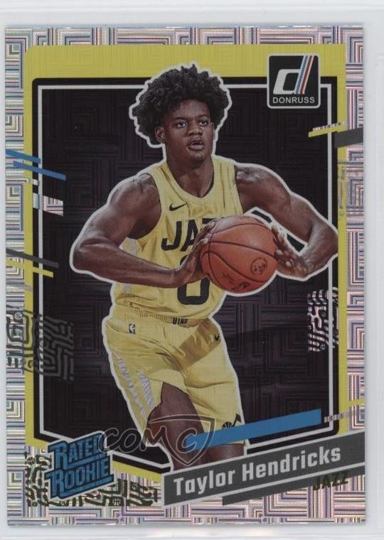 2023-24 Panini Donruss Rated Rookie Choice Taylor Hendricks #208 0wp8