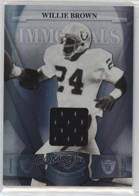 2008 Leaf Certified Materials Immortals /100 Willie Brown #253 HOF a8r