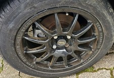 Set 4 Team Dynamics Motorsport MG F 15 Inch Alloy Wheels MGF Black