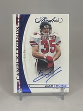 2023 Flawless Campus legends Zach Thomas Autograph /15 On Card Auto 🔥🔥