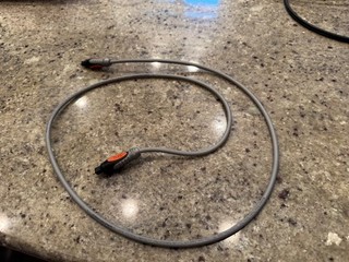 monster cable home theater series optical digital audio cable 4 ft