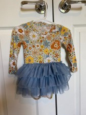 Posh Peanut Flower Tutu Dress size 6-12 months