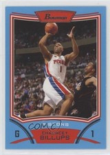 2008-09 Bowman Draft Picks & Stars Blue 261/499 Chauncey Billups #71 HOF gp1