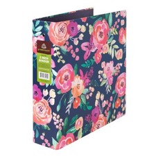 2" Ring Binder Floral Navy