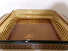 Vintage Anchor Hocking Amber 8x8 Baking Dish 1.5 Qt #1452 Two Handles