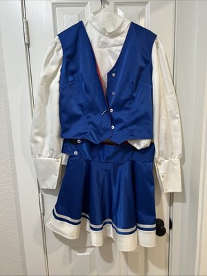 Vintage Unbranded Reversible 3 Piece Cheerleader Uniform Women s Approx Size S/M