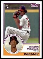 2021 Topps Archives Triston McKenzie Rookie Cleveland Indians #143