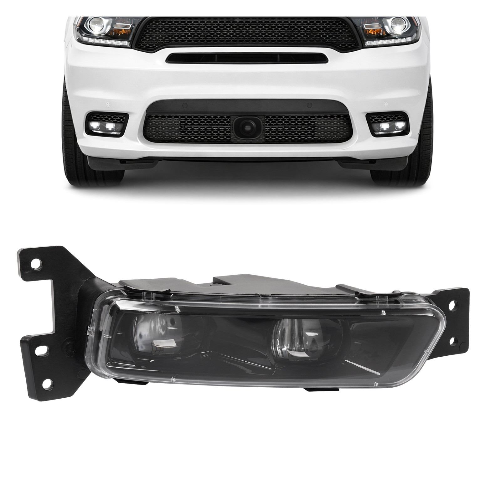 Right LED Bumper LED Fog Light Lamp For Dodge Durango 18-23 Grand Cherokee 17-21