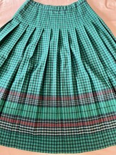 VTG Pendleton Maxi Skirt Women's 14 Tartan Plaid Wool USA Academia Preppy NWT