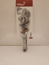 HYPER TOUGH Adjustable Wrench Set   Includes ...