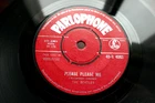 THE BEATLES 2nd 45 SINGLE ' PLEASE PLEASE ME ' RED PARLOPHONE EX !