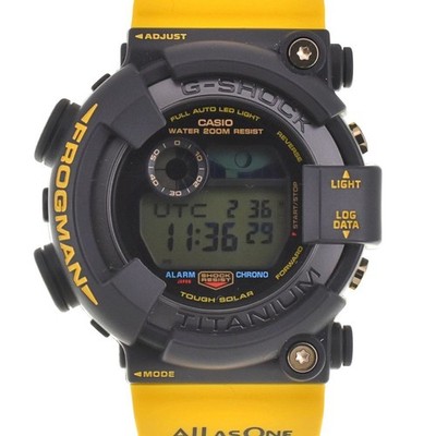 Casio GW-8200K-9JR G-Shock Master of G Sea Frogman Black Yellow Wristwatch